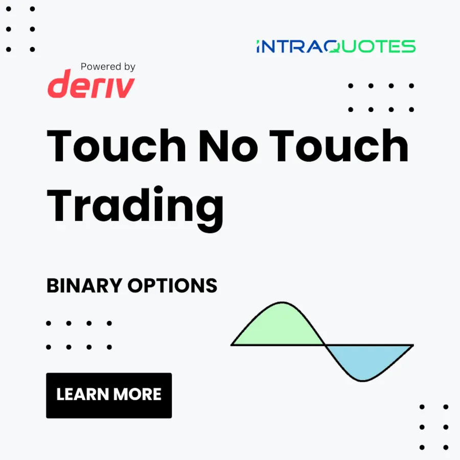 binary options touch no touch trading strategy